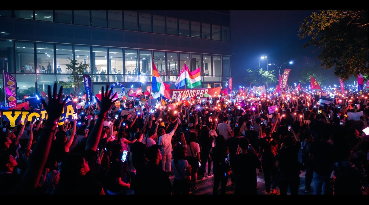 反差吃瓜 - 当红偶像男团成员突然宣布退出,粉丝集体崩溃引发线下聚集 反差吃瓜资讯:当红偶像男团成员突然宣布退出,粉丝集体崩溃引发线下聚集